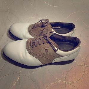 FOOTJOY WOMENS LEATHER GOLF SHOES CLEATS SIZE 6.5